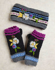 Color Block Charcoal Knit Headband