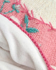 Color Block Blush Knit Beanie