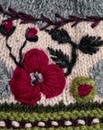 Color Block Dark Forest Knit Handwarmers