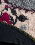 Color Block Dark Forest Knit Handwarmers