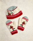 Color Block Hygge Holiday Knit Mittens
