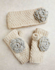 Chantilly Ecru Knit Handwarmers