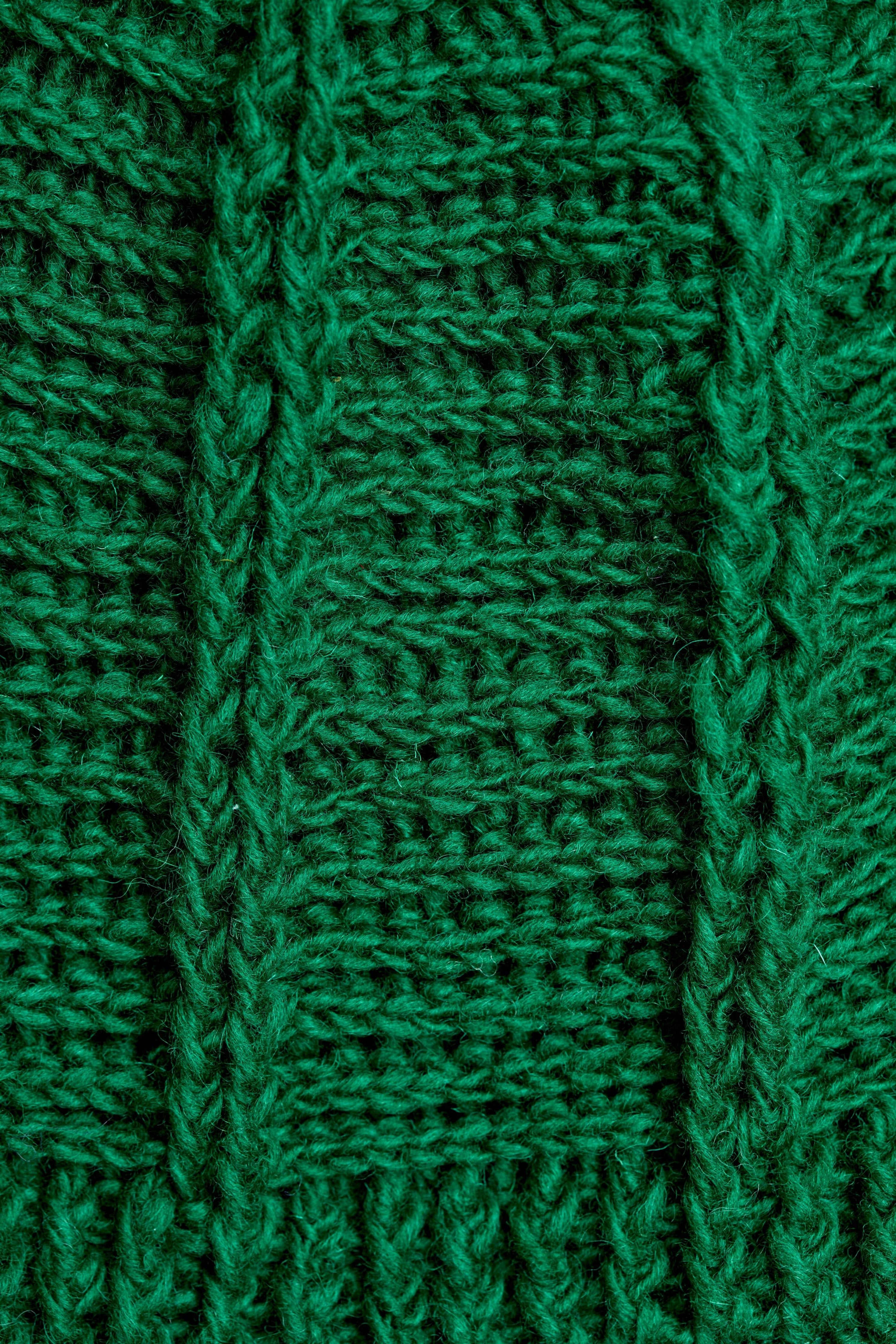 Brecken Kelly Green Knit Handwarmers