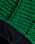 Brecken Kelly Green Knit Pom Beanie