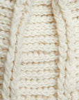 Brecken Ecru Knit Pom Knit Beanie