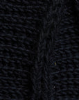 Brecken Ribbed Knit Mittens - Noir