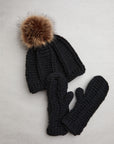 Brecken Noir Knit Mittens