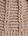 Brecken Tan Knit Mittens