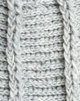 Brecken Ribbed Knit Mittens - Pumice