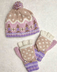 Alpine Villa Lavender Convertible Knit Mittens