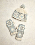 Lottie Ecru Crochet Handwarmers