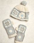 Lottie Ecru Pom Crochet Beanie