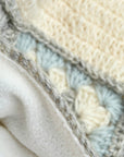 Lottie Ecru Pom Crochet Beanie