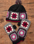 Lottie Dark Forest Crochet Handwarmers