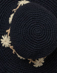 Fleur Noir Sun Hat UPF 35