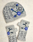 Lila Gray Knit Handwarmers
