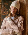 Lila Ecru Knit Handwarmers