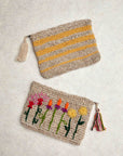 Gardenia Resort Embroidered Pouch