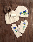 Therese Ecru knit Beanie