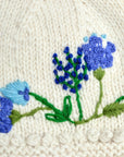 Therese Ecru knit Beanie