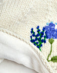 Therese Ecru knit Beanie