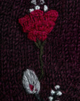 Therese Deep Plum Knit Beanie
