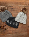 Daphne Charcoal Knit Beanie
