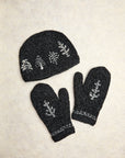 Daphne Charcoal Knit Mittens
