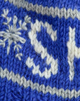 Ski Blue Pom Beanie