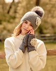 Chantilly Gray Knit Handwarmers