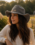Amélie Equestrian Sun Hat UPF 35 Salt & Coal