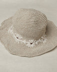 Fleur Natural Sun Hat UPF 35