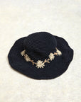Fleur Noir Sun Hat UPF 35