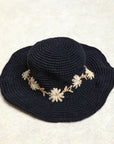 Fleur Noir Sun Hat UPF 35