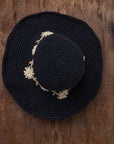 Fleur Noir Sun Hat UPF 35
