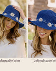 Fleur Water Sun Hat UPF 35