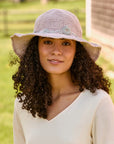 Fleur Dusty Rose Sun Hat UPF 35