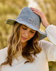 Fleur Slate Cloud Sun Hat UPF 35