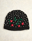 Cherries Noir Knit Beanie