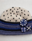 Nautical Appliqué Knit Beanie - Blue