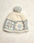 Lottie Ecru Pom Crochet Beanie