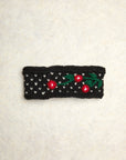 Cherries Noir Knit Headband