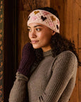 Brecken Deep Plum Knit Mittens