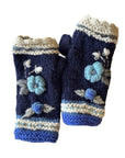 Color Block Arctic Knit Handwarmers