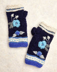Color Block Arctic Knit Handwarmers
