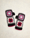 Lottie Dark Forest Crochet Handwarmers