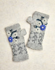 Lila Gray Knit Handwarmers