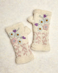 Lila Ecru Knit Handwarmers