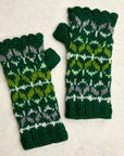 Freya Evergreen Knit Handwarmers