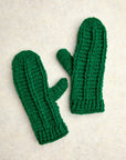 Brecken Kelly Green Knit Mittens